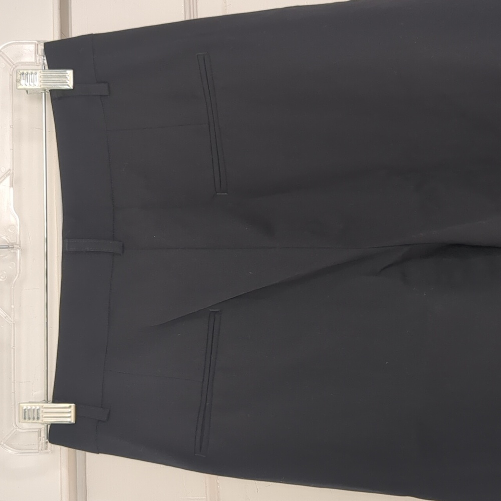 NWOT Kule The Grabel Pleated Navy 100% Wool Trousers Size Medium - Picture 6 of 7